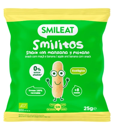 Smilito Smileat Manzana y plátano 25 g - imagen