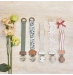 Clip para chupetes de madera Elodie Details - Silver Sheen