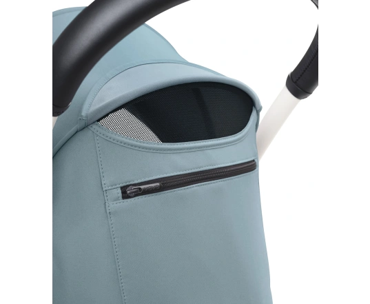 Cochecito silla + capazo newborn shell Stokke YOYO³ Aqua (Chasis Blanko)