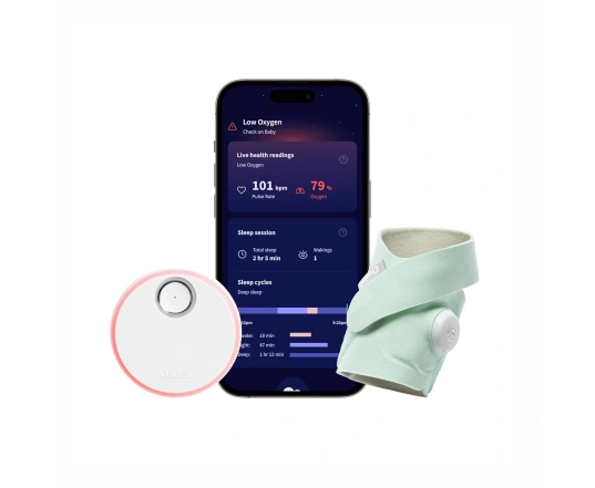 Розумний монітор-шкарпетка для немовлят OWLET Dream Sock - EU - Mint