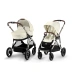 Cochecito silla + capazo Cybex Gazelle S - TPE Seashell Beige