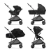 Cochecito silla + capazo Cybex Melio Street - Real Black