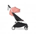 Silla de paseo Stokke YOYO³ + textil BABYZEN 6+ - Ginger (Chasis Blanco)
