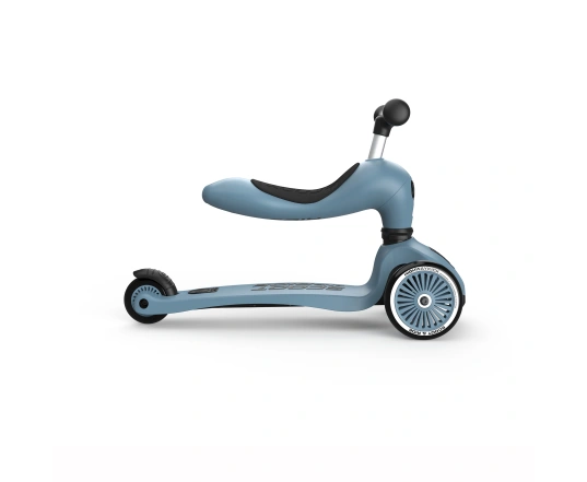 Patinete Scoot and Ride de la serie Highwaykick-1, gris y azul, 1-5 años