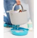 Skip Hop Moby Stowaway - Cubo de juguete para baño, color gris
