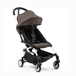 Прогулянкова коляска Stokke YOYO³ з 6 місяців Leopard (шасі White) - зображення
