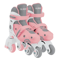 Patines en Línea 2 en 1 26-29 Globber Rosa - imagen