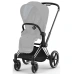 Silla de paseo Cybex Priam Conscious Collection Onix Black (Chasis Chrome Black)
