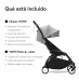 Silla de paseo Stokke YOYO³  Stone  (сhasis Black)
