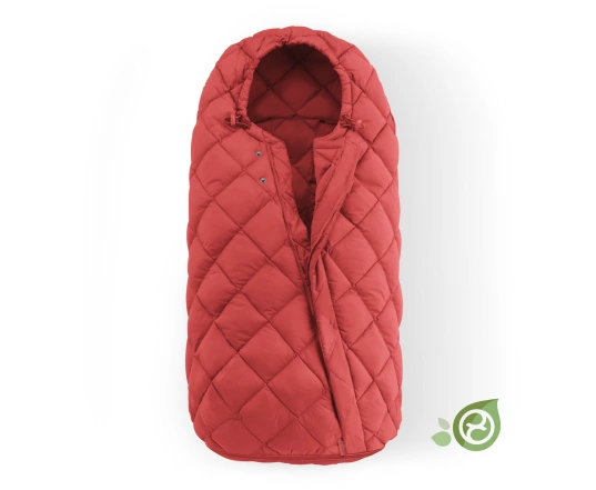 Saco cubrepiernas Cybex Snøgga 2 Conscious Collection - Hibiscus Red