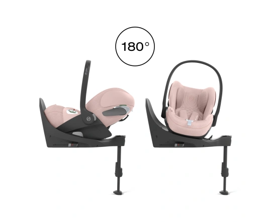Автокрісло Cybex Cloud T-iSize Plus 0-13кг - Peach Pink
