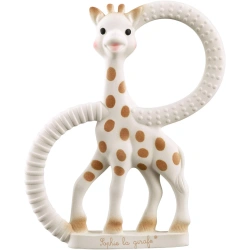 Anillo de dentición So'Pure Vulli Sophie la girafe (de goma natural) - Versión blanda - imagen