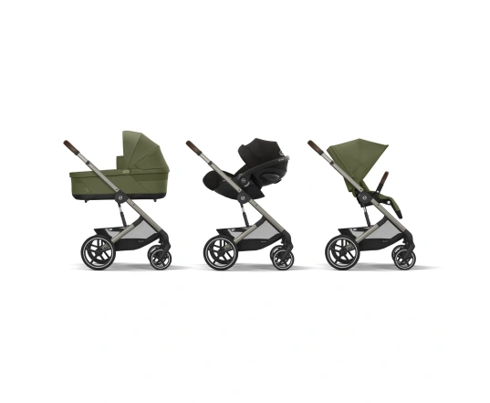 Cochecito silla + capazo Cybex Balios S Lux Moss Green