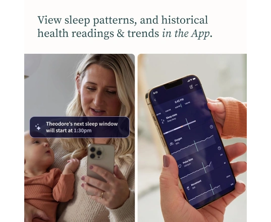 Розумний монітор-шкарпетка для немовлят OWLET Dream Sock - EU - Mint