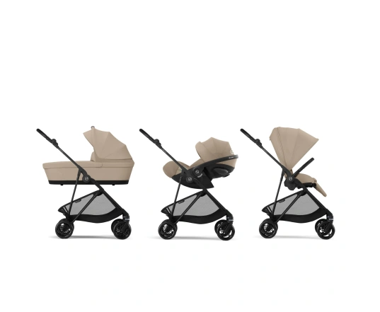 Silla de paseo Cybex Melio Carbon - Almond Beige