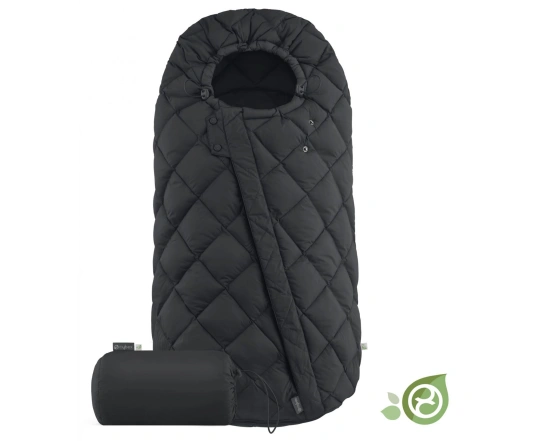 Saco cubrepiernas Cybex Snøgga 2 Conscious Collection - Moon Black 