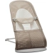 Крісло-шезлонг Balance Soft BabyBjörn (тканина сітка) - Бежевий/білий