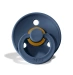 2 Chupetes BIBS Colour Round Dusty Blue/Steel Blue 6-18  M