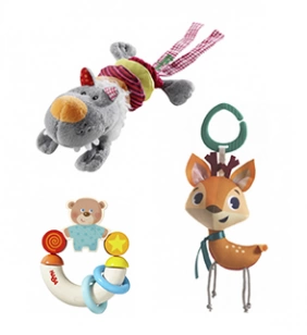 Брязкальця і підвіски на коляску, автокрісло - зображення