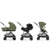 Універсальна коляска 2 в 1 Cybex Melio Carbon - Moss Green