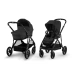Універсальна коляска 2 в 1 Cybex Gazelle S - BLK Moon Black