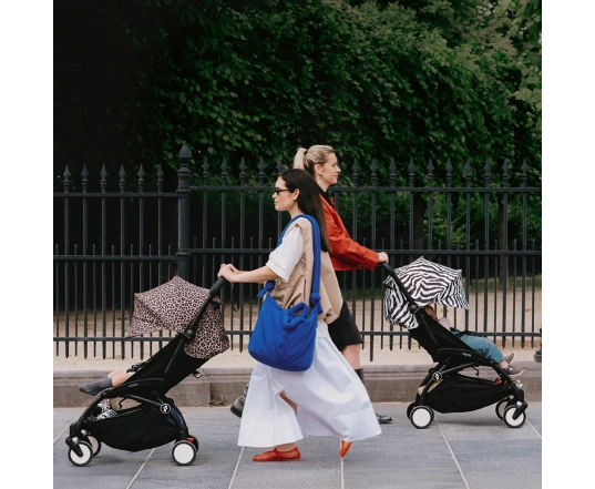 Silla de paseo Stokke YOYO³ Zebra (сhasis Black)