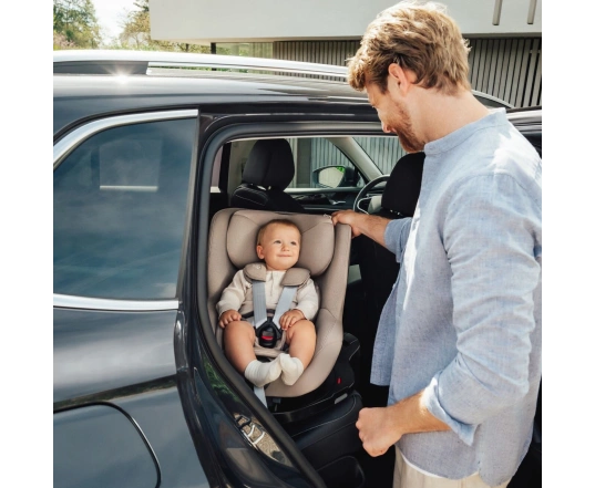 Silla de coche Britax Römer DUALFIX PRO M LUX - linen grey