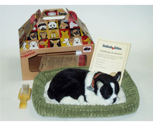 Perro BOSTON TERRIER de peluche dormilón Perfect Petzzz 