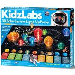 3D Плакат "Сонячна Система" з Підсвіткою Kidz Labs 4M - зображення