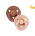 2 Chupetes BIBS Colour Anatómica Blush/Woodchuck 0-6 M 