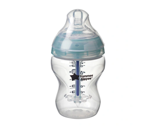 Пляшка Tommee Tippee антиколікова 260 мл - прозора