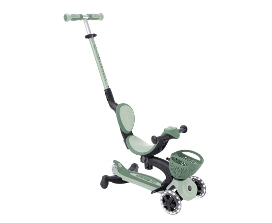 Самокат Globber Go Up Baby Lights 360 Olive