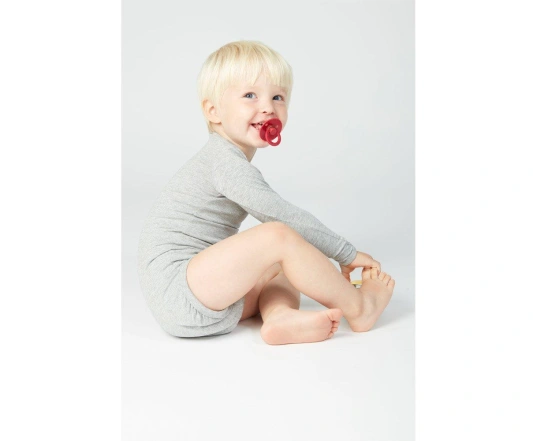 2 Chupetes Nocturnos BIBS Colour Round Vainilla/Dark Oak 18-36 M
