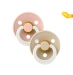 2 Chupetes Nocturnos BIBS Colour Anatómica Blush/Vanilla 6-18 M
