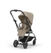 Універсальна коляска 2 в 1 Cybex Eezy S Twist+2 із люлькою Cot S - Almond Beige