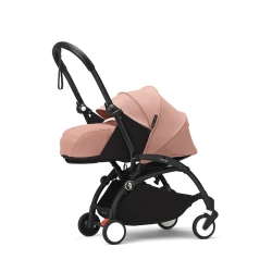 Cochecito silla + capazo Stokke YOYO³ Ginger (Chasis Negro) - imagen