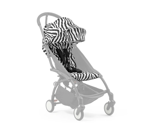 Silla de paseo Stokke YOYO³ Zebra (сhasis Black)