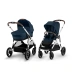Cochecito silla + capazo Cybex Gazelle S -  SLV Ocean Blue