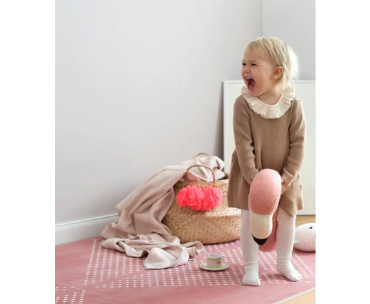 TODDLEKIND Alfombra de juego -  Earth Ash Rose