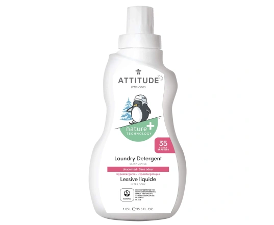 Detergente hipoalergénico ATTITUDE - sin perfume (1050 ml) 