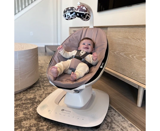 Шезлонг гойдалка 4MOMS MamaRoo 5.0 (WiFi) - Slate Blue
