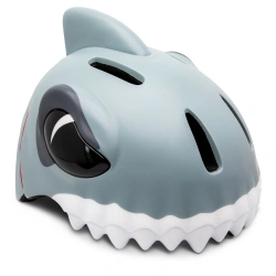 Casco Crazy Safety White Shark (con linterna) - imagen