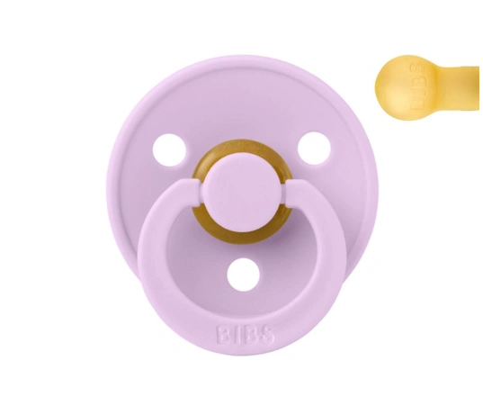 Пустушка BIBS Colour Round Violeta Sky 6-18 M