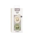2 Chupetes BIBS Colour Anatómica Ivory/Sage 0-6 M 