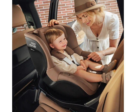 Silla de coche Britax Römer DUALFIX PRO M LUX - linen grey