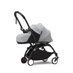 Cochecito silla + capazo Stokke YOYO³ Stone (Chasis Negro) - imagen