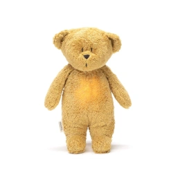 Peluche Luz-Sonido Oso Orgánico Moonie -  Honey Natur - imagen