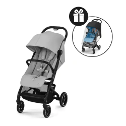 Silla de paseo Cybex Beezy BLK Fog Grey  + Burbuja de lluvia - imagen