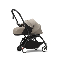 Cochecito silla + capazo Stokke YOYO³ Taupe (Chasis Negro) - imagen