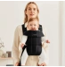 Рюкзак-кенгуру Bebé Mini BabyBjörn (тканина бавовна) - Чорний